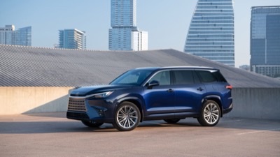 2026 Lexus TX 550h+ Luxury plug-in hybrid in Nightfall Mica