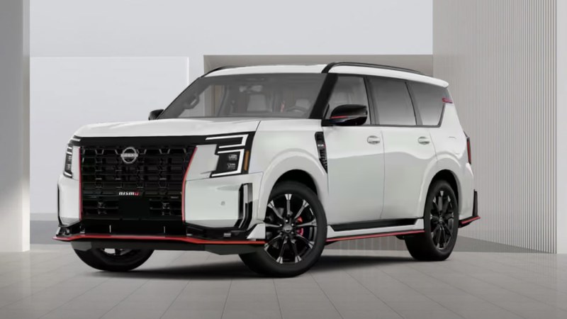 2026 Nissan Armada NISMO configurator photo, front three-quarter view