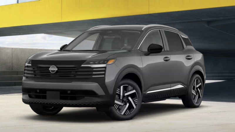 2026 Nissan Kicks SV configurator photo, front three-quarter view
