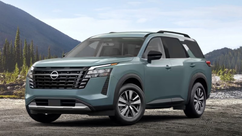 2026 Nissan Pathfinder SL configurator photo, front three-quarter view